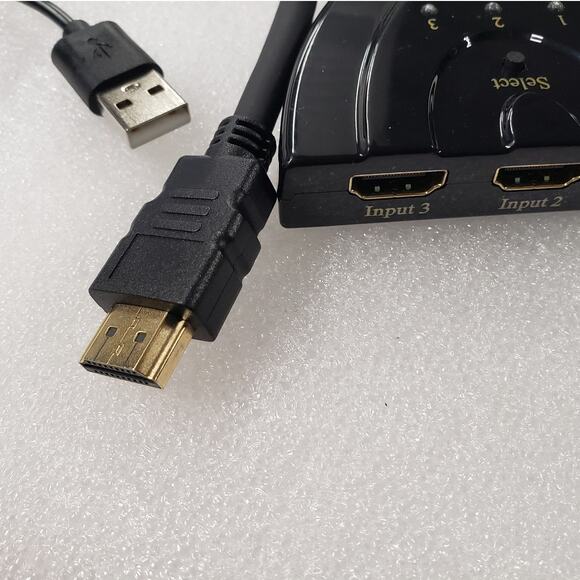 Gana HDMI Switch GANA 4K HDMI Splitter 3 in 1 Out 3-Port Switcher Hub Ps5 Xbox - Picture 4 of 7